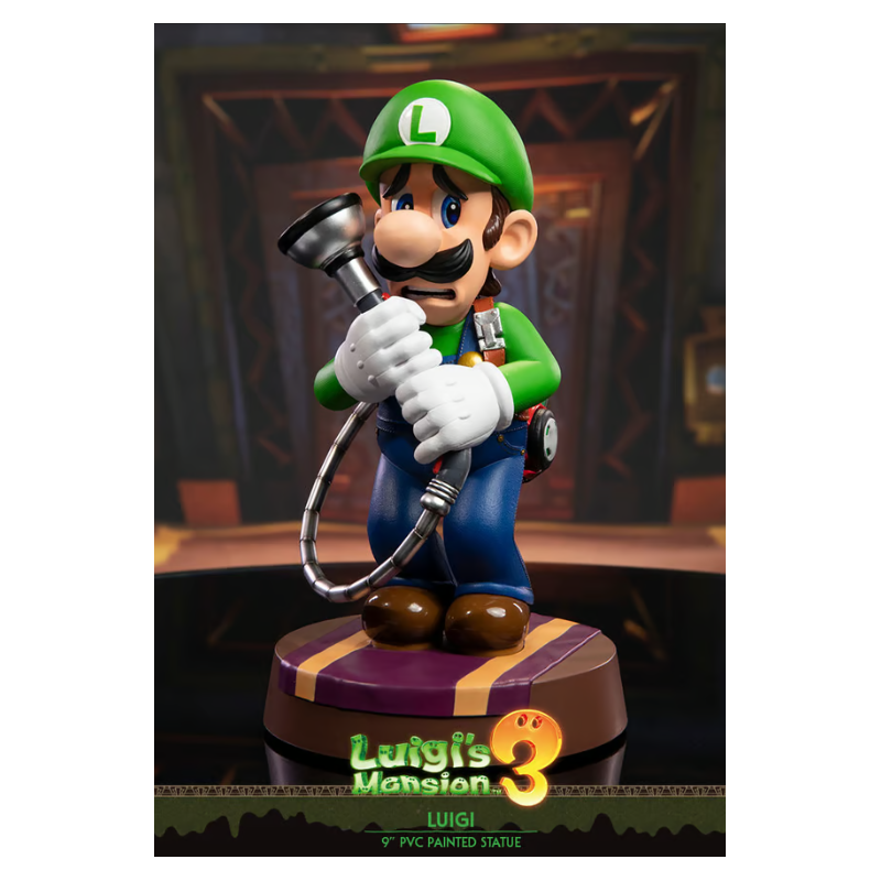 LUIGI'S MANSION 3 - LUIGI (STANDARD EDITION) PVC STATUE BY FIRST 4 FIGURES